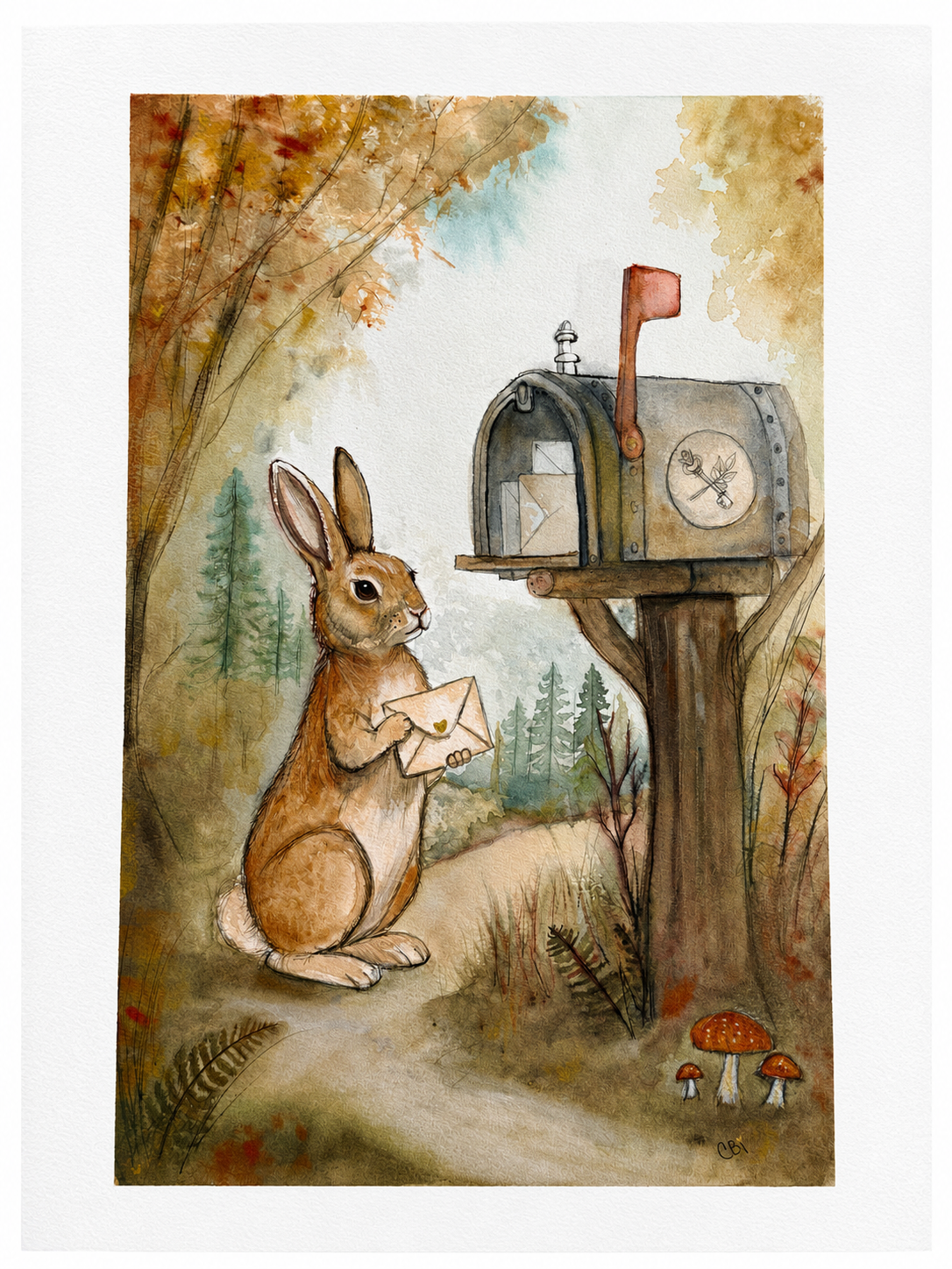 Birch and the Wildbound Letter — Fine Art Pri