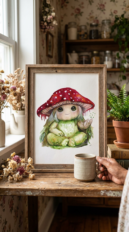 Pippin the Mycora — Whimsical Art Print