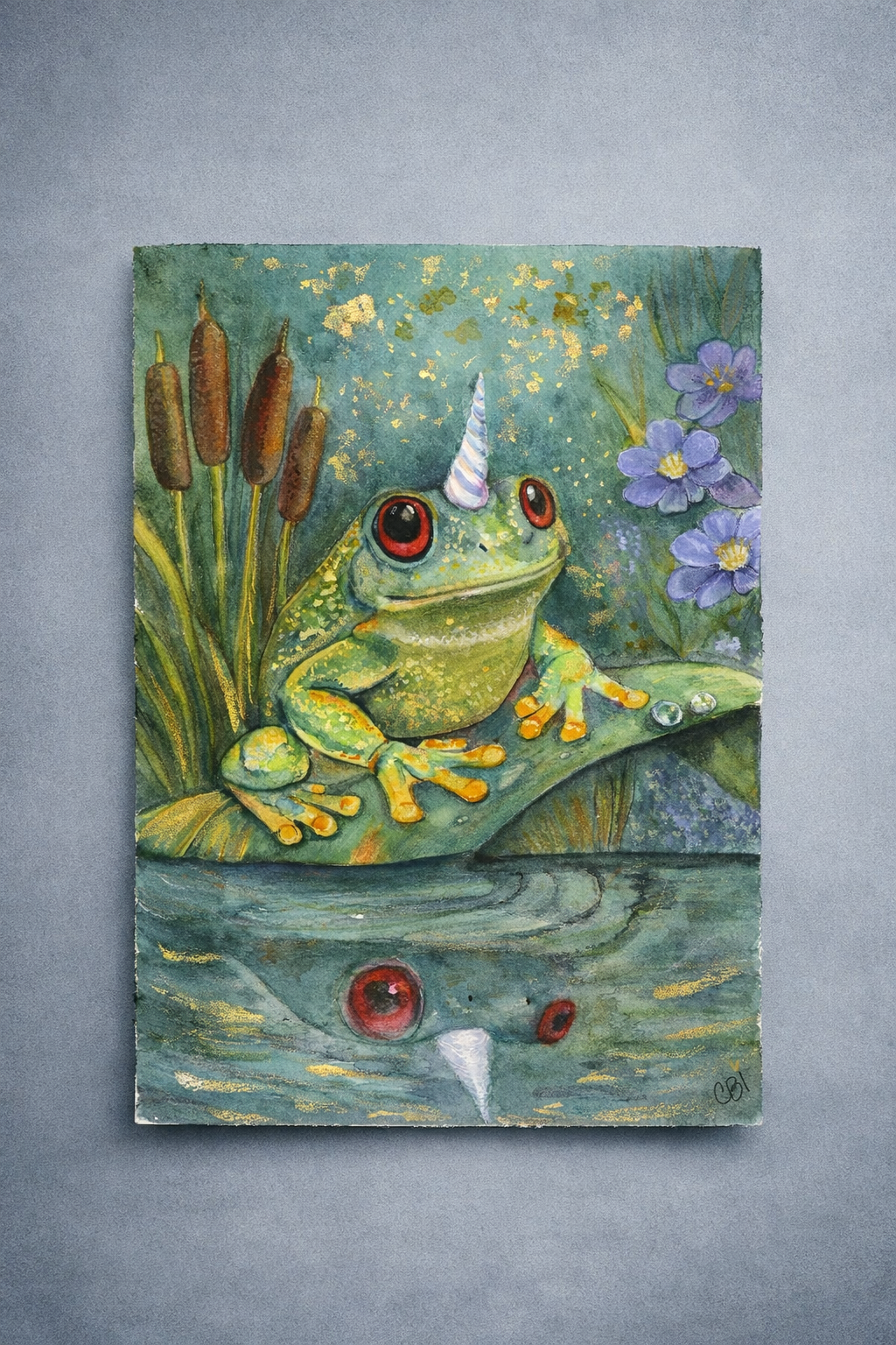 Froggicorn — Whimsical Art Print
