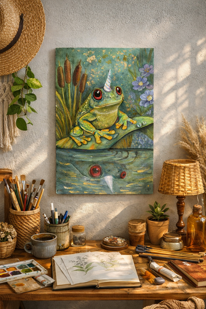 Froggicorn — Whimsical Art Print