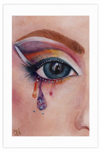 Dreams in Glitter — Art Print