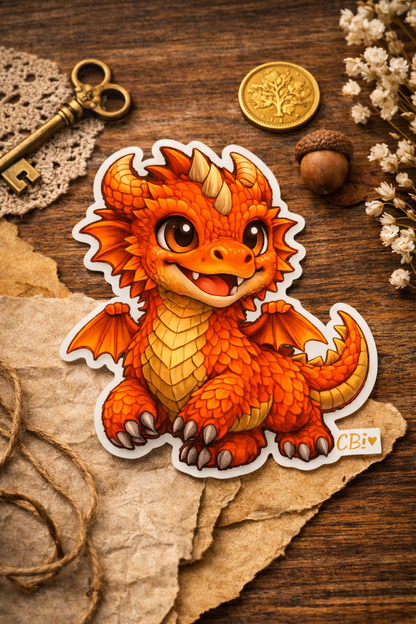 Red Spriggle — Vinyl Sticker