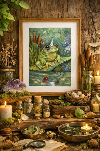 Froggicorn — Whimsical Art Print