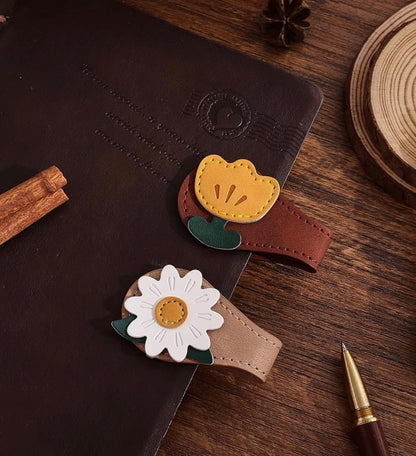 Storybook Leather Magnetic Bookmark