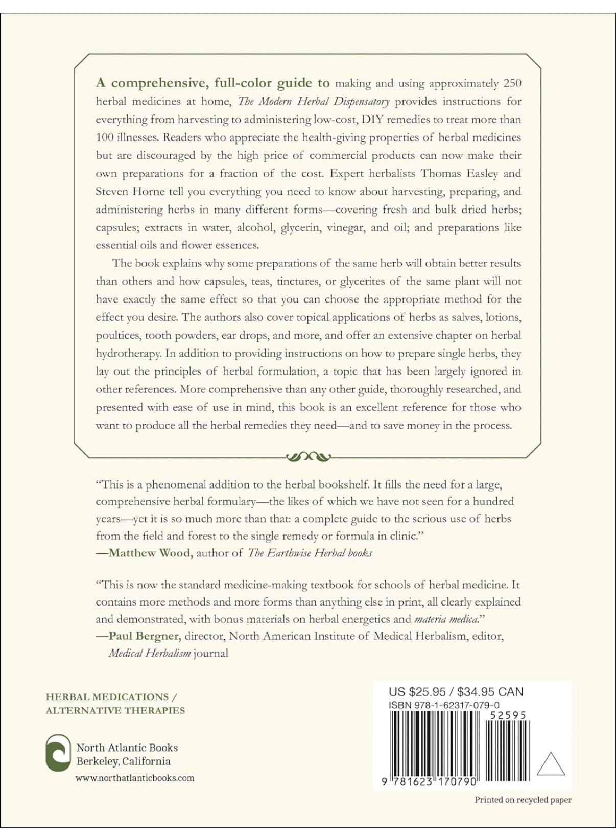 The Modern Herbal Dispensatory by Thomas Easley