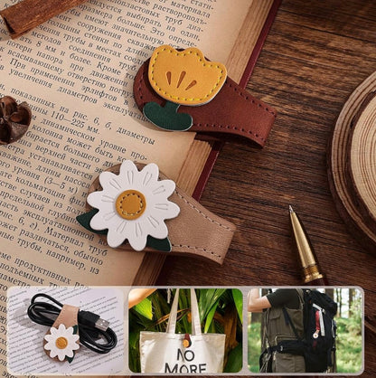 Storybook Leather Magnetic Bookmark