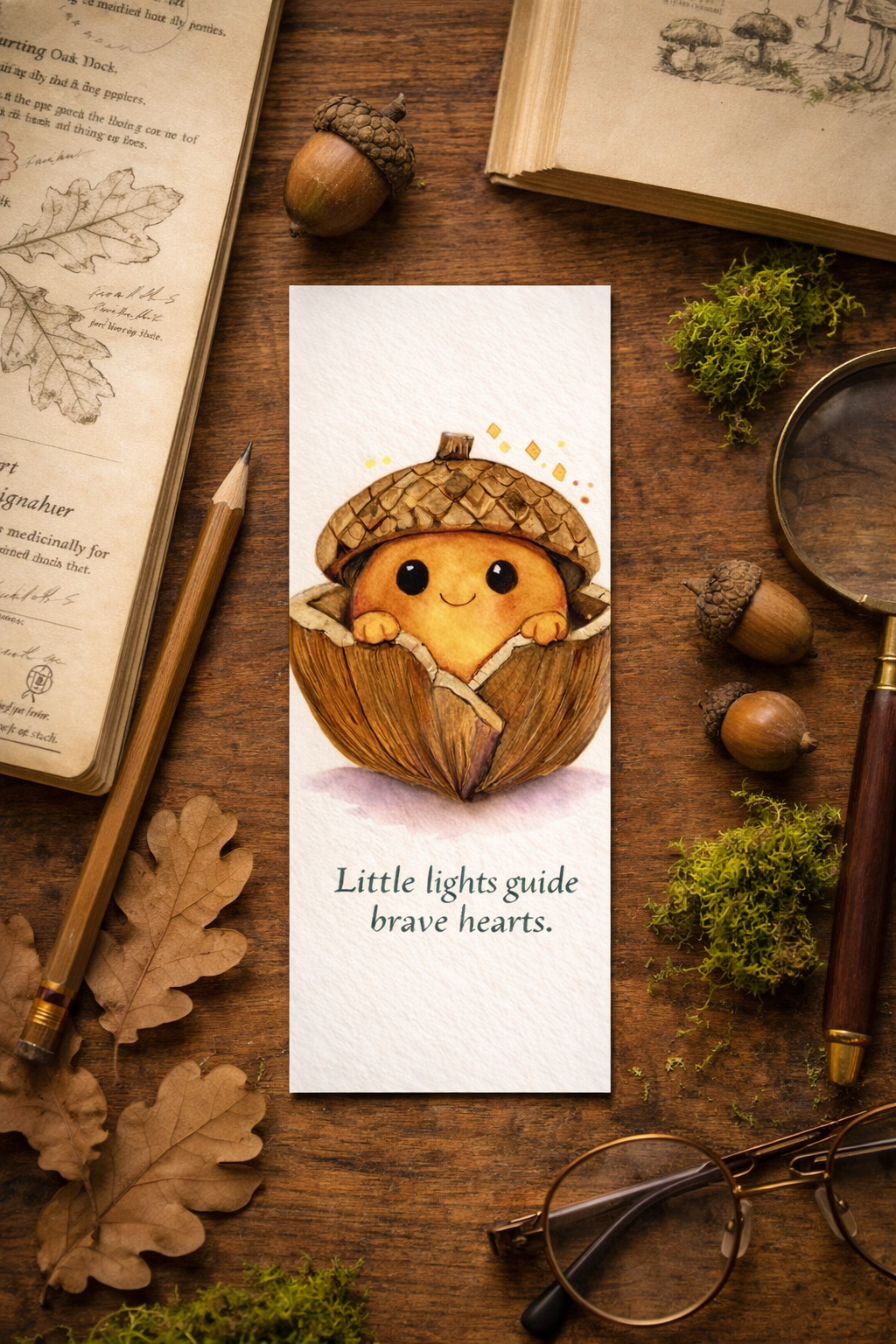 Tuck the Flickering | Fantasy Creature Art Bookmark