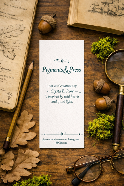 Tuck the Flickering | Fantasy Creature Art Bookmark