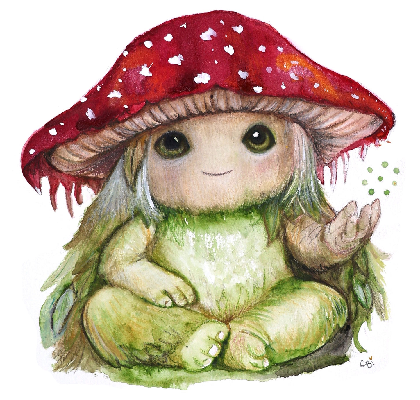 Pippin the Mycora — Whimsical Art Print