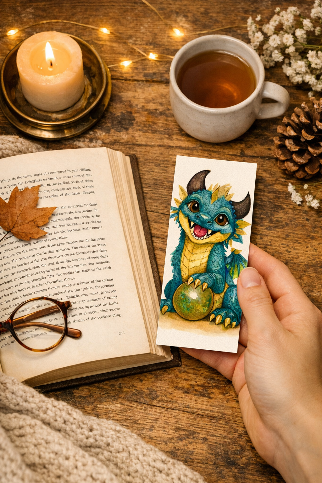 Brightwing the Glimmerdrake — Art Bookmark