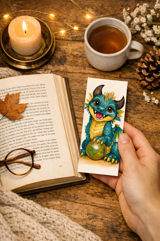 Brightwing the Glimmerdrake — Art Bookmark