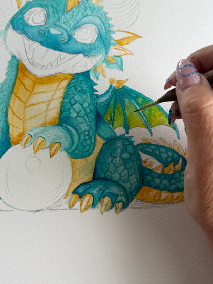 Brightwing – Whimsical Art Print