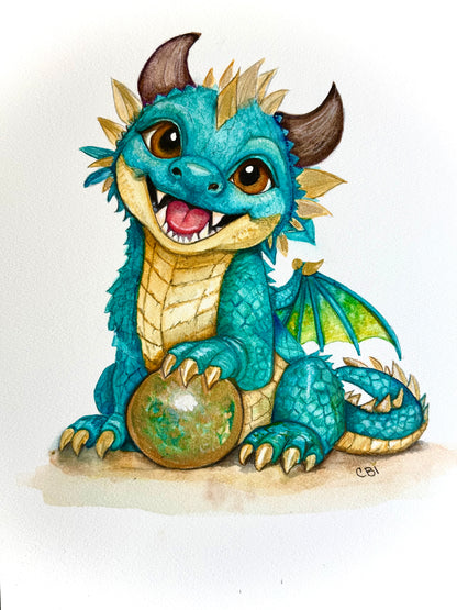 Brightwing – Whimsical Art Print