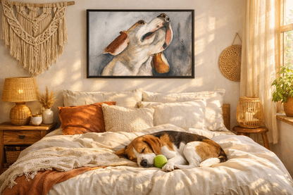 Maple — Watercolor Dog Portrait Print