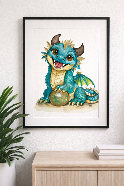 Brightwing – Whimsical Art Print